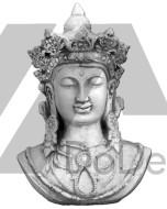 Скульптура Будды - бюст королевского Будды