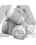 figurka hipopotam, figurki ogrodowe z betonu w sklepie Dodeko.pl