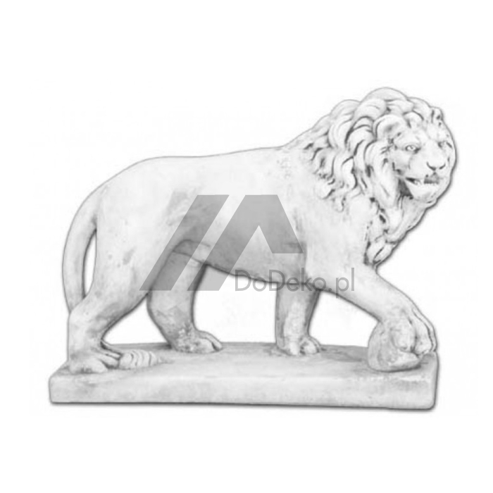 Бетонная скульптура льва
