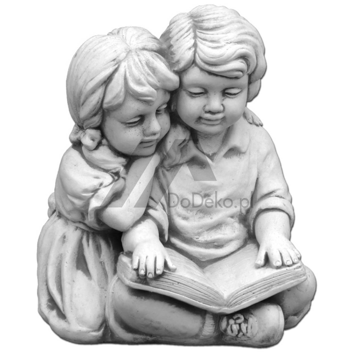Скульптура детей с книгой - декоративная скульптура из бетона